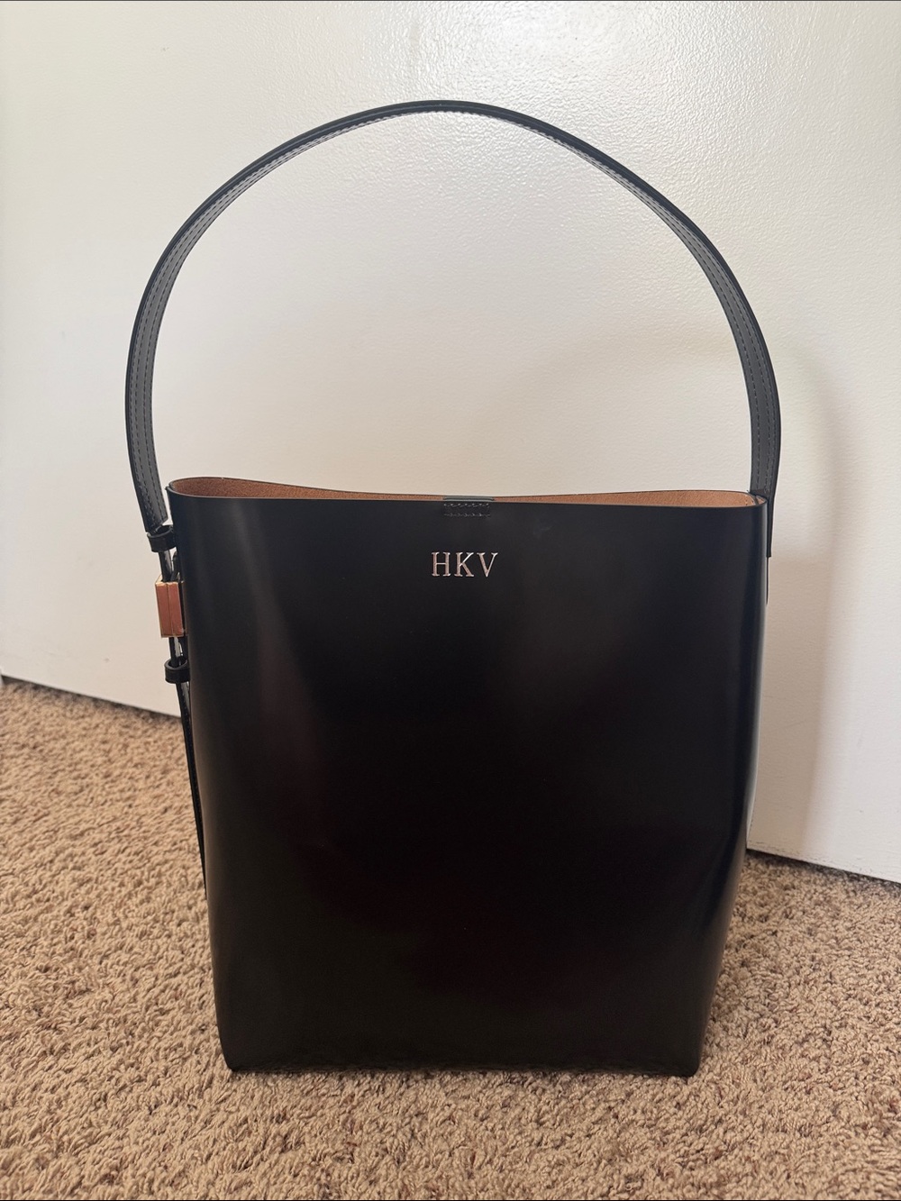 J. Crew Edie Bucket Bag in Italian Leather